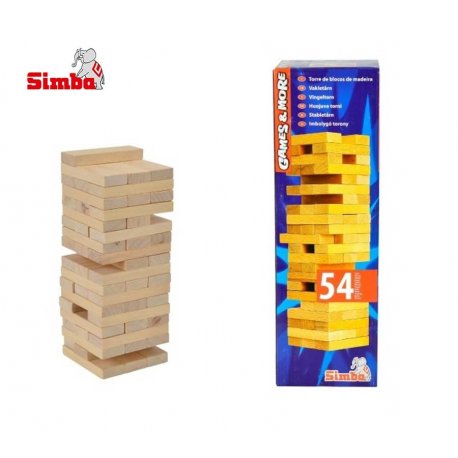 Simba Gra Jenga Chwiejąca Się Wieża Klocki 5-99lat