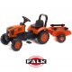 FALK traktor na pedałki Kubota z przyczepką 2-5 lat