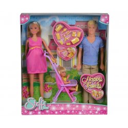 SIMBA Lalka Steffi w ciąży + Kevin Evi spacerówka bobas