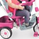 LITTLE TIKES Rowerek TRÓJKOŁOWY Sterowany różowy + szary CICHE KOŁA