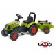 FALK Traktor Claas na pedały Arion 410 z przyczepą