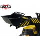 FALK Traktor na pedały z Przyczepą Łyżką Łopatka Grabki + Kask