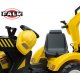 FALK Traktor na pedały z Przyczepą Łyżką Łopatka Grabki + Kask