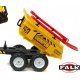FALK Traktor na pedały z Przyczepą Łyżką Łopatka Grabki + Kask