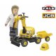 FALK JCB Koparka Przyczepa Jeździk Kask