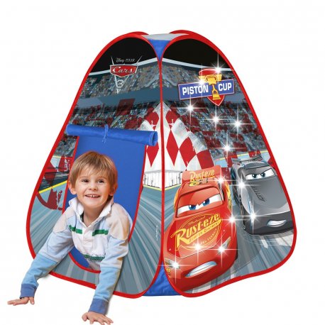 JOHN Namiot samorozkładający Cars ze światłem LED