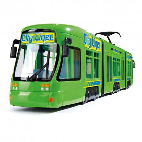 Tramwaj City Liner zielony pojazd Dickie 46 cm