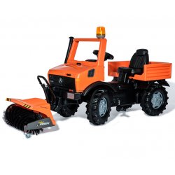 Pojazd Mercedes Unimog Service z zamiatarką Rolly Toys