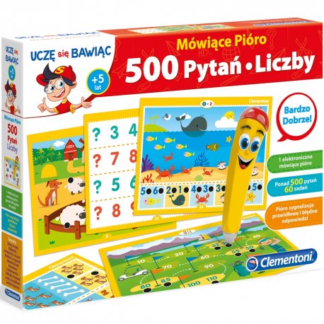 Interaktywne mówiące pióro 500 zadań Clementoni