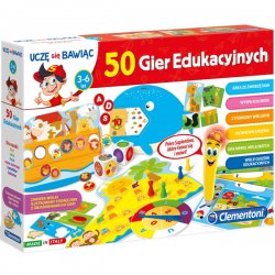 Interaktywne mówiące pióro 50 Gier Edukacyjnych Clementoni