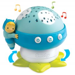 Lampka nocna grzybek z projektorem Smoby Cotoons kolor niebieski