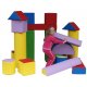 Mega Klocki Piankowe Przedszkolny, Rehabilitacyjny zestaw 19 el. NOVA