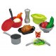 Smoby Ecoiffier Zestaw Naczyń Z Suszarką Do Sałaty 47El. Wspaniałe Uzupełnienie Kuchnia