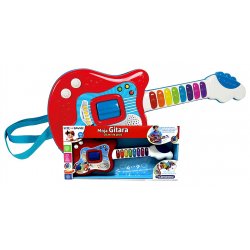 Gitara interaktywna Uczę się Grać efekty dźwiękowe Clementoni