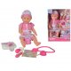Lalka siusiająca Bobas 38 cm z nocnikiem i zestawem akcesoriów lekarskich Simba