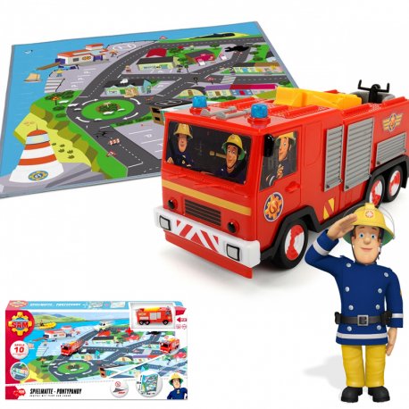 Dickie STRAŻAK SAM Miasto Ponty Pandy + Jupiter