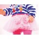 Sukienka z leginsami dla lalki Baby Born 43 cm + berecik