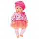 Sukienka z leginsami dla lalki Baby Born 43 cm + berecik