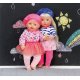 Sukienka z leginsami dla lalki Baby Born 43 cm + berecik