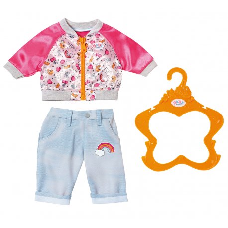 Bluza i spodenki dla lalki Baby Born 43 cm