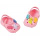 Buciki z przypinkami dla lalki Baby Born 43 cm Crocs w kolorze różowym