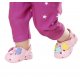 Buciki z przypinkami dla lalki Baby Born 43 cm Crocs w kolorze różowym