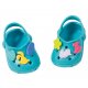 Buciki z przypinkami dla lalki Baby Born 43 cm Crocs w kolorze różowym