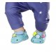 Buciki z przypinkami dla lalki Baby Born 43 cm Crocs w kolorze różowym