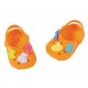 Buciki z przypinkami dla lalki Baby Born 43 cm Crocs w kolorze różowym