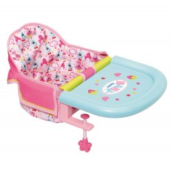Krzesełko do karmienia dla lalki Baby Born 43 cm montowane do stołu