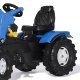 Rolly Toys rollyFarmtrac New Holland traktor na pedały z łyżką i cichymi kołami