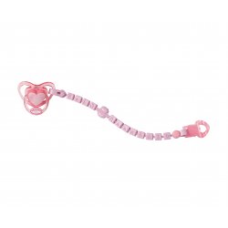 Smoczek z przypinką dla lalki 43 cm w kolorze niebieskim