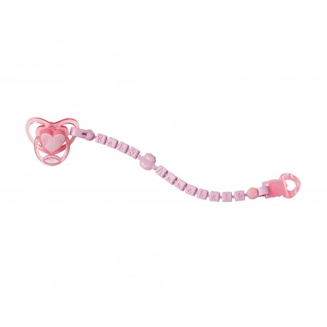 Smoczek z przypinką dla lalki 43 cm w kolorze niebieskim