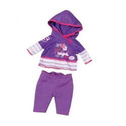 Baby Born Ubranko Casual dla lalki 43 cm Fioletowe na wieszaczku