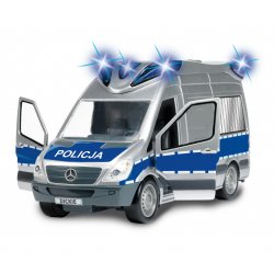 Dickie Samochody SOS Samochód Policyjny Radiowóz Światło Dźwięk