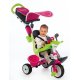 SMOBY Trójkołowy ROWEREK 4w1 Baby Driver ciche koła Komfort różowy + Bidon Gratis