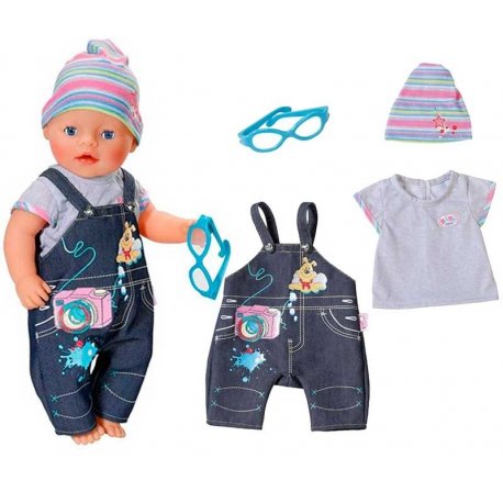 Baby Born Jeansowe Ubranko ze Spodenkami de Luxe