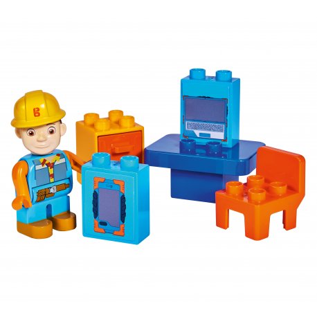 KLocki Bob Budowniczy biuro 10 elem z Figurką