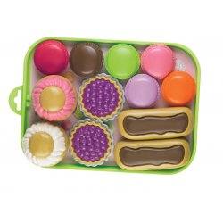 Smoby - Ecoiffier Taca z łakociami 17 elem.
