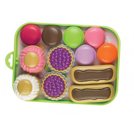 Smoby - Ecoiffier Taca z łakociami 17 elem.