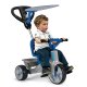 Feber Niebieski Rowerek trójkołowy Baby Twist 4w1 - Obrotowy 360 stopni