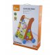 Chodzik panel edukacyjny Drewniany czerwony Viga Toys