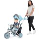 Little Tikes trójkołowy Rowerek 5 w 1 składany Błękitny ciche koła do 5 roku życia