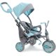 Little Tikes trójkołowy Rowerek 5 w 1 składany Błękitny ciche koła do 5 roku życia