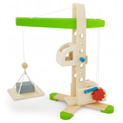 Drewniany Dźwig budownlany Viga Toys