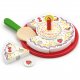 Drewniany Urodzinowy tort do krojenia Viga Toys