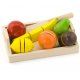 Drewniane Owoce do krojenia na tacy Viga Toys