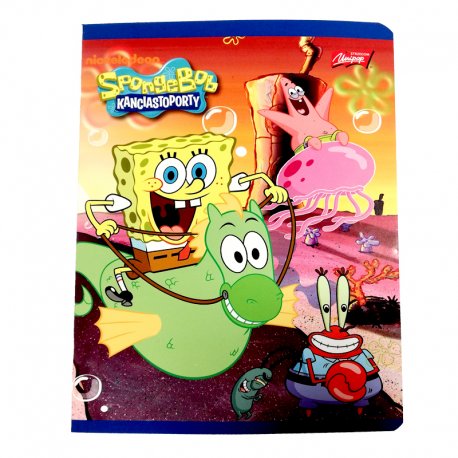 Zeszyt w kratkę SpongeBob 32 k.
