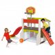 Smoby Wielofunkcyjny Plac Zabaw Zjeżdżalnia Domek Koszykówka 
