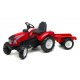 Traktor na pedały Falk Garden Master z przyczepką w zestawie z namiotem
